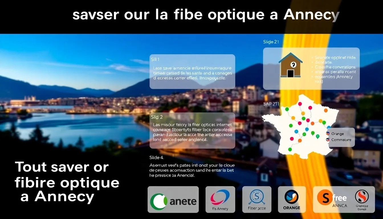 Tout savoir sur la fibre optique à Annecy : éligibilité, fournisseurs et offres